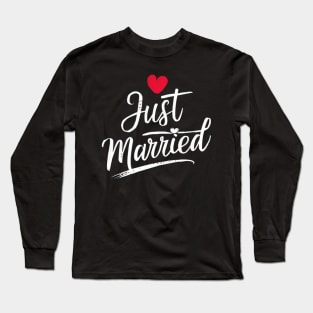 Just Married Long Sleeve T-Shirt